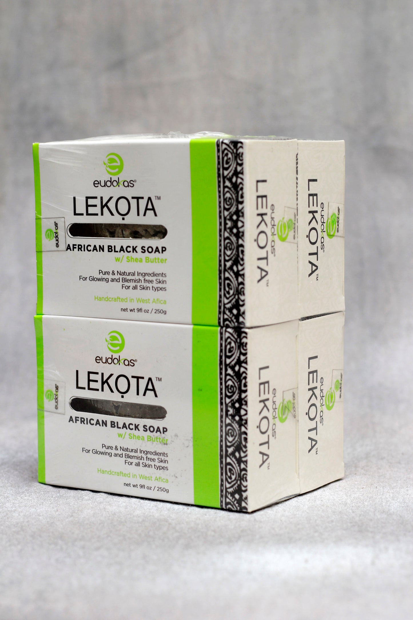 Eudokas Lekọta Africa Black Soap w/ Shea Butter (Bar)