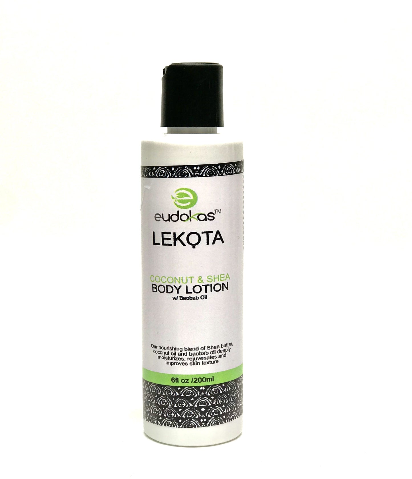 Eudokas Lekọta Coconut & Shea Body lotion w/ Baobab oil.