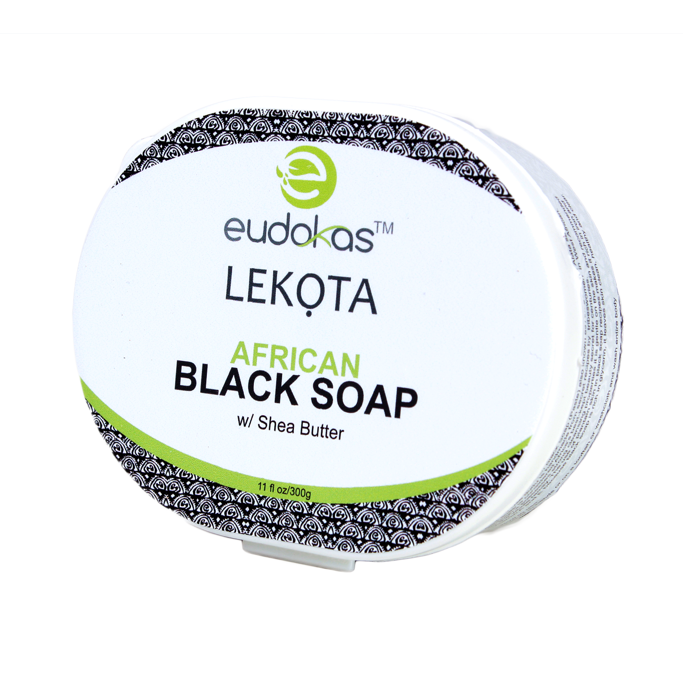 Eudokas Lekọta African Black Soap w/Shea Butter (Paste)