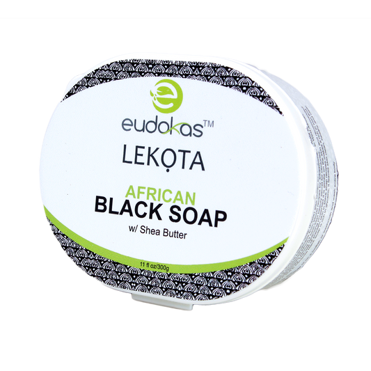 Eudokas Lekọta African Black Soap w/Shea Butter (Paste)